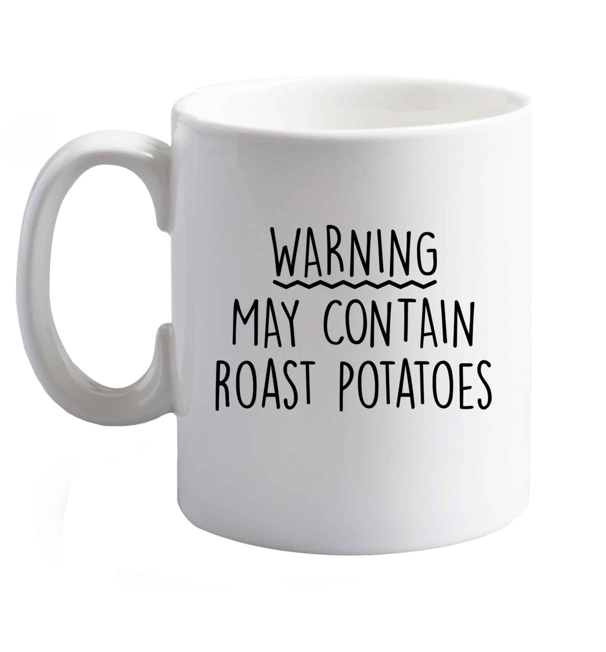 10 oz Favourite Type Pan Pancake ceramic mug right handed