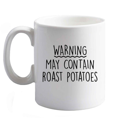 10 oz Favourite Type Pan Pancake ceramic mug right handed