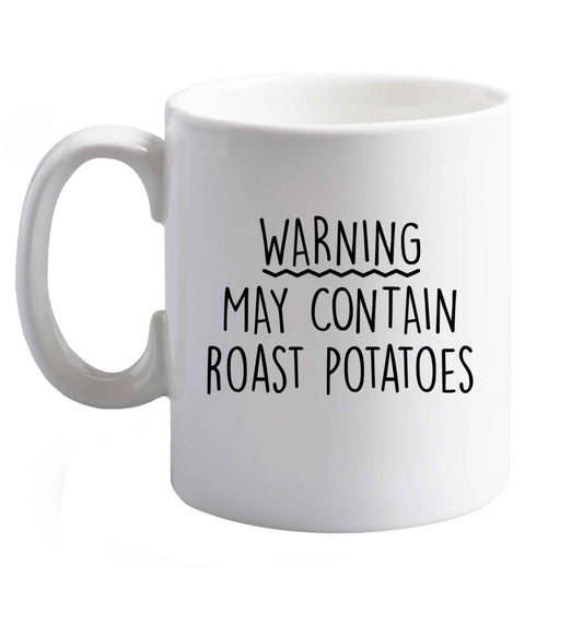 10 oz Favourite Type Pan Pancake ceramic mug right handed