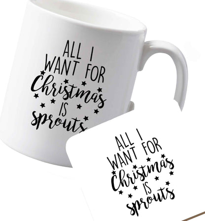 10 oz Ceramic mug and coaster Favourite Type Pan Pancake both sides
