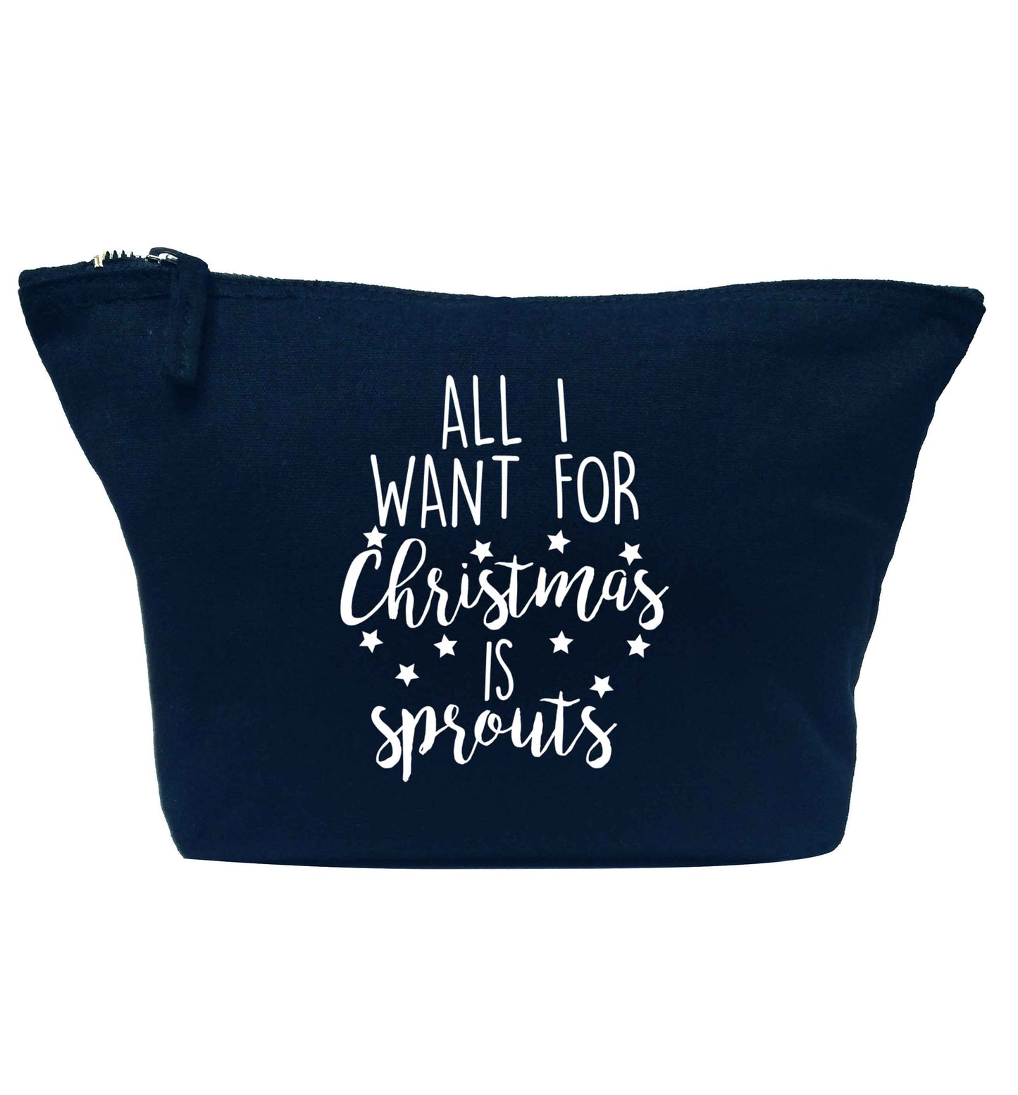 All I want for Christmas is sprouts navy makeup bag
