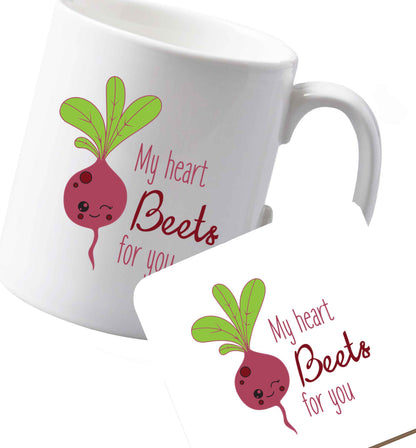 10 oz Ceramic mug and coaster Favourite Type Pan Pancake both sides