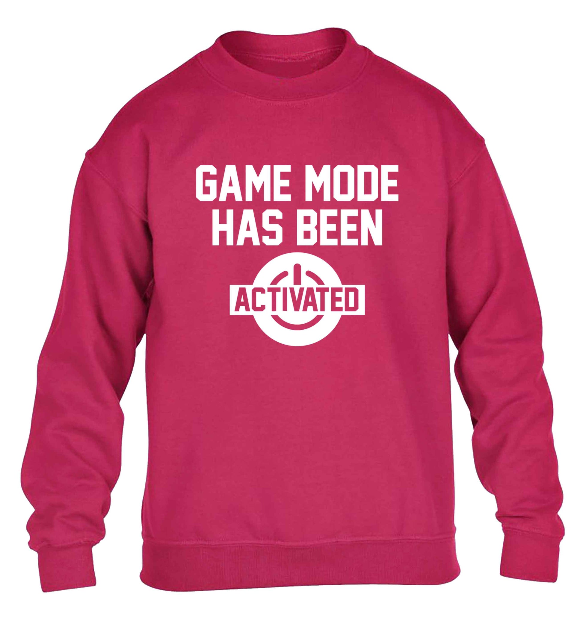 Game mode has been activated children's pink sweater 12-13 Years