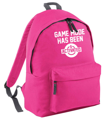Game mode has been activated pink adults backpack