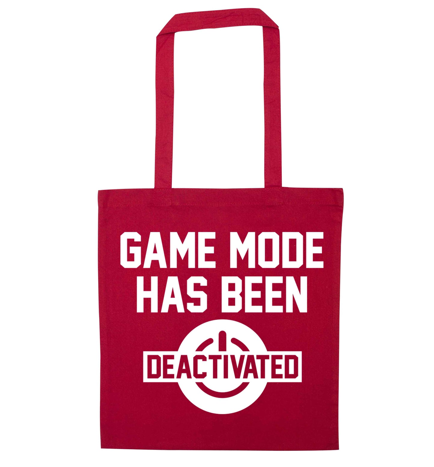 Game Mode Has Been Deactivated red tote bag