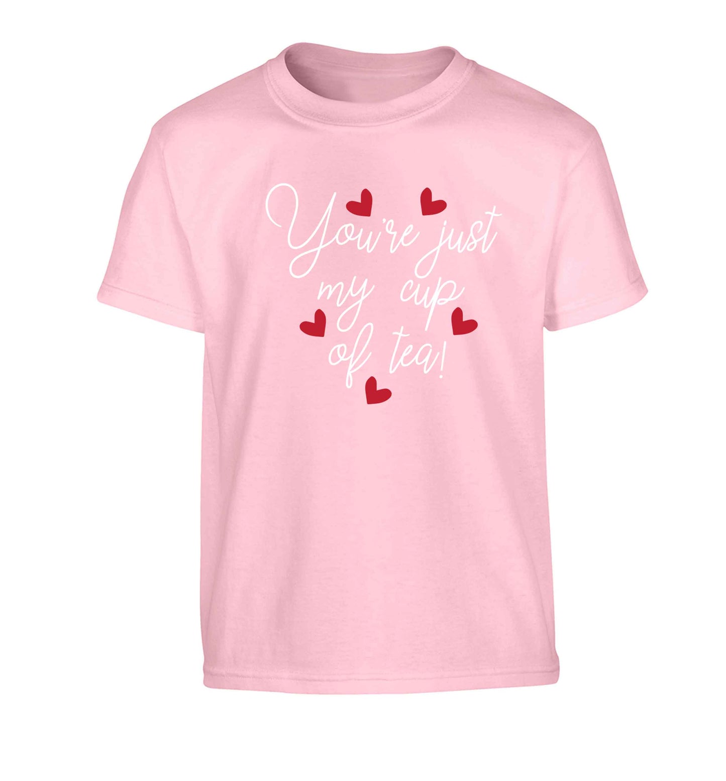 You're just my cup of tea Children's light pink Tshirt 12-13 Years