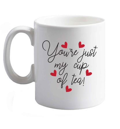 10 oz Favourite Type Pan Pancake ceramic mug right handed