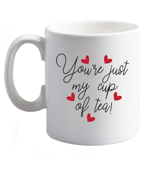 10 oz Favourite Type Pan Pancake ceramic mug right handed