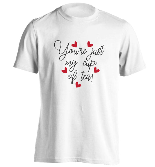 You're just my cup of tea adults unisex white Tshirt 2XL