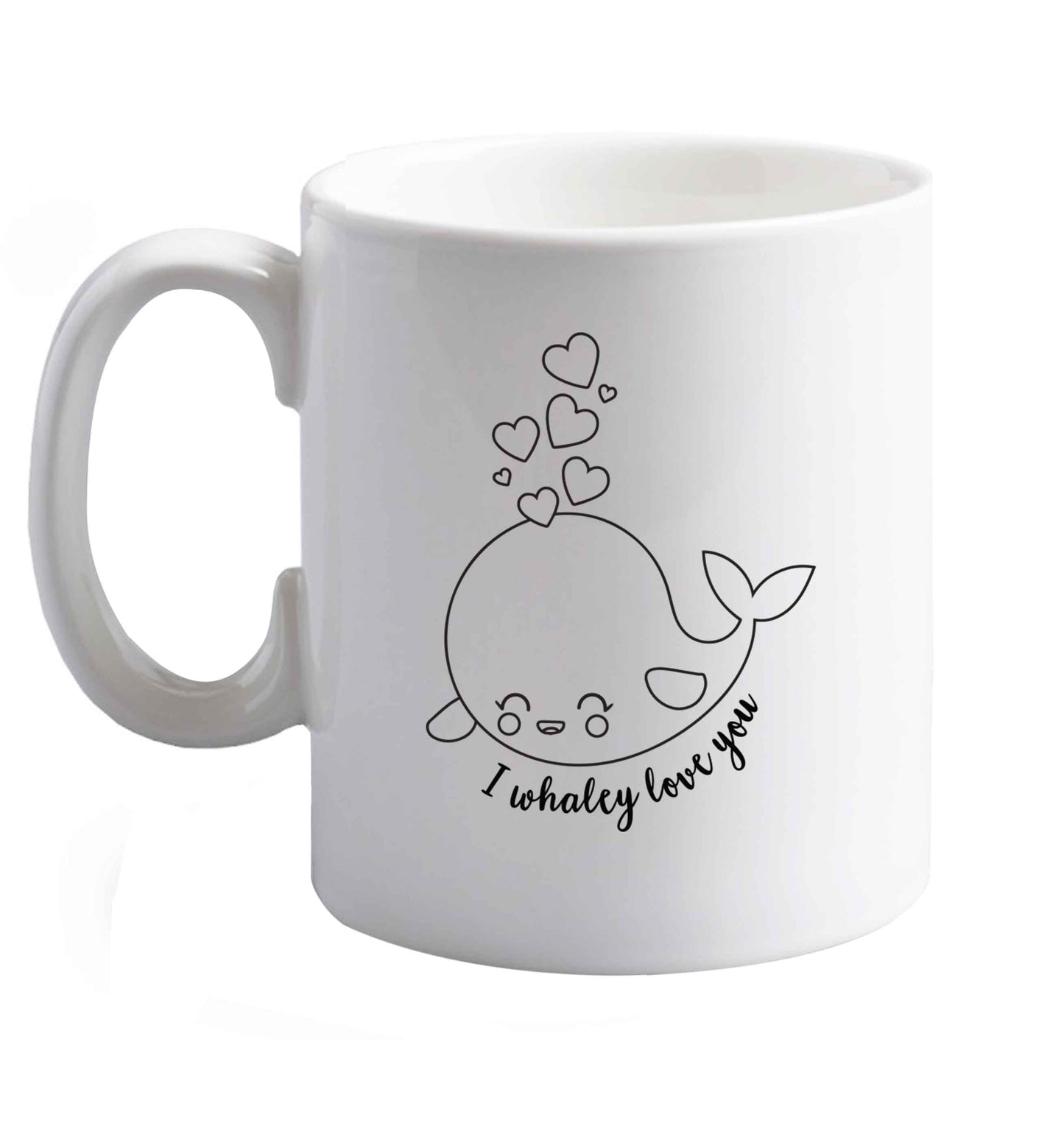 10 oz Favourite Type Pan Pancake ceramic mug right handed