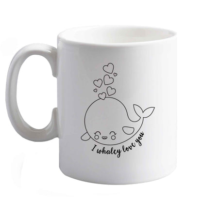 10 oz Favourite Type Pan Pancake ceramic mug right handed