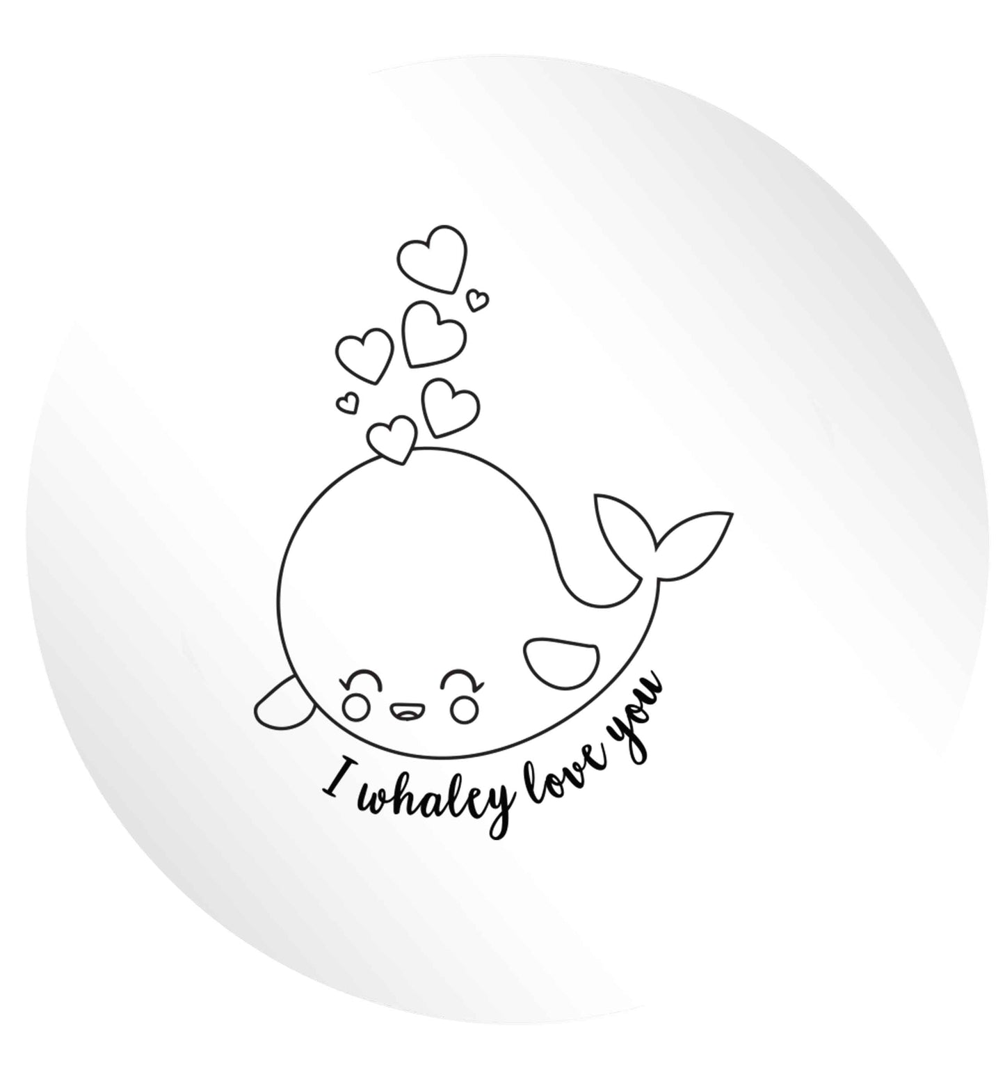 I whaley love you 24 @ 45mm matt circle stickers