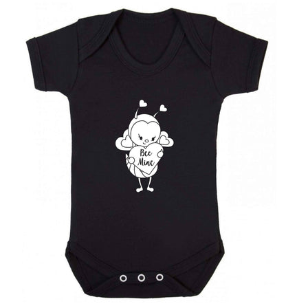 Bee mine baby vest black 18-24 months