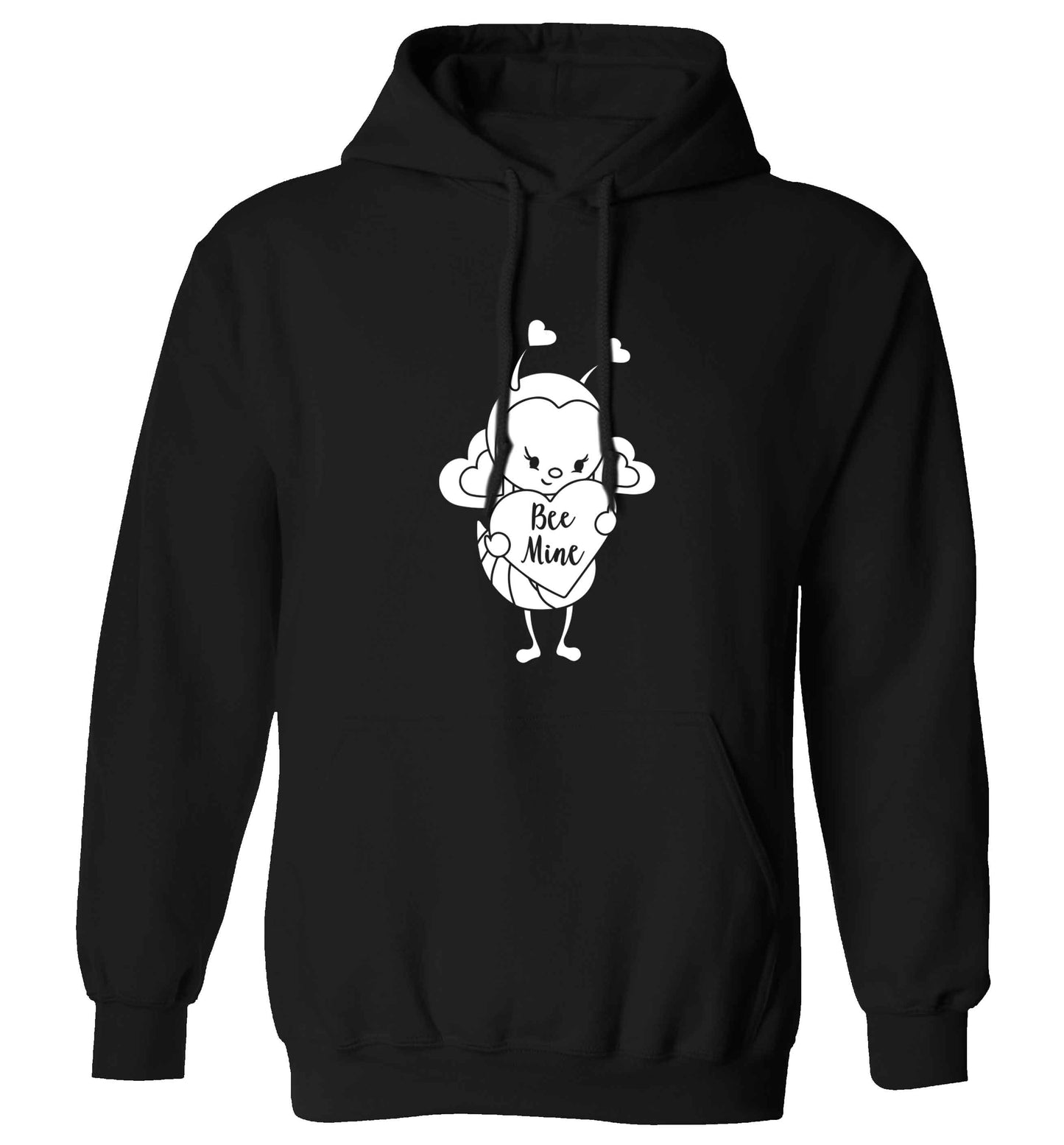 Bee mine adults unisex black hoodie 2XL