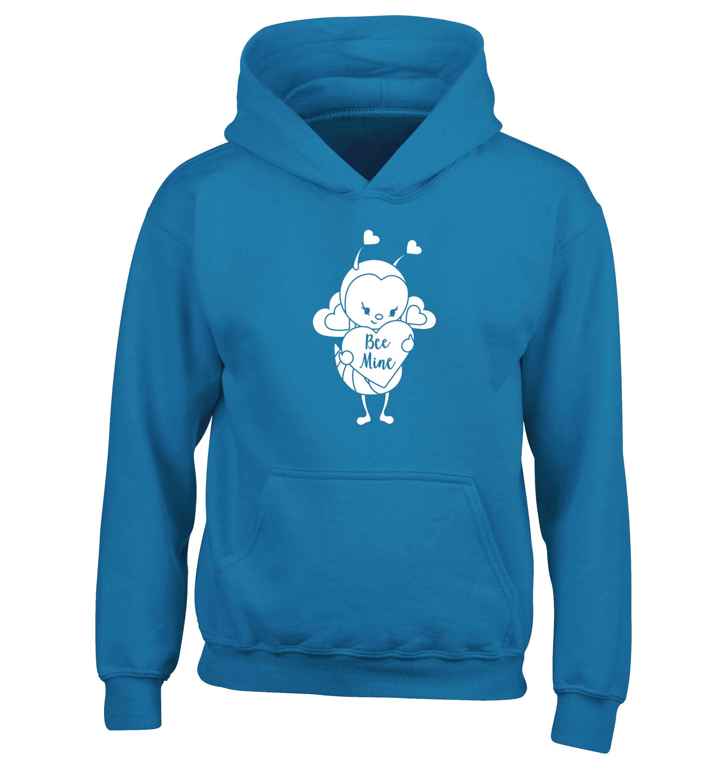 Bee mine children's blue hoodie 12-13 Years