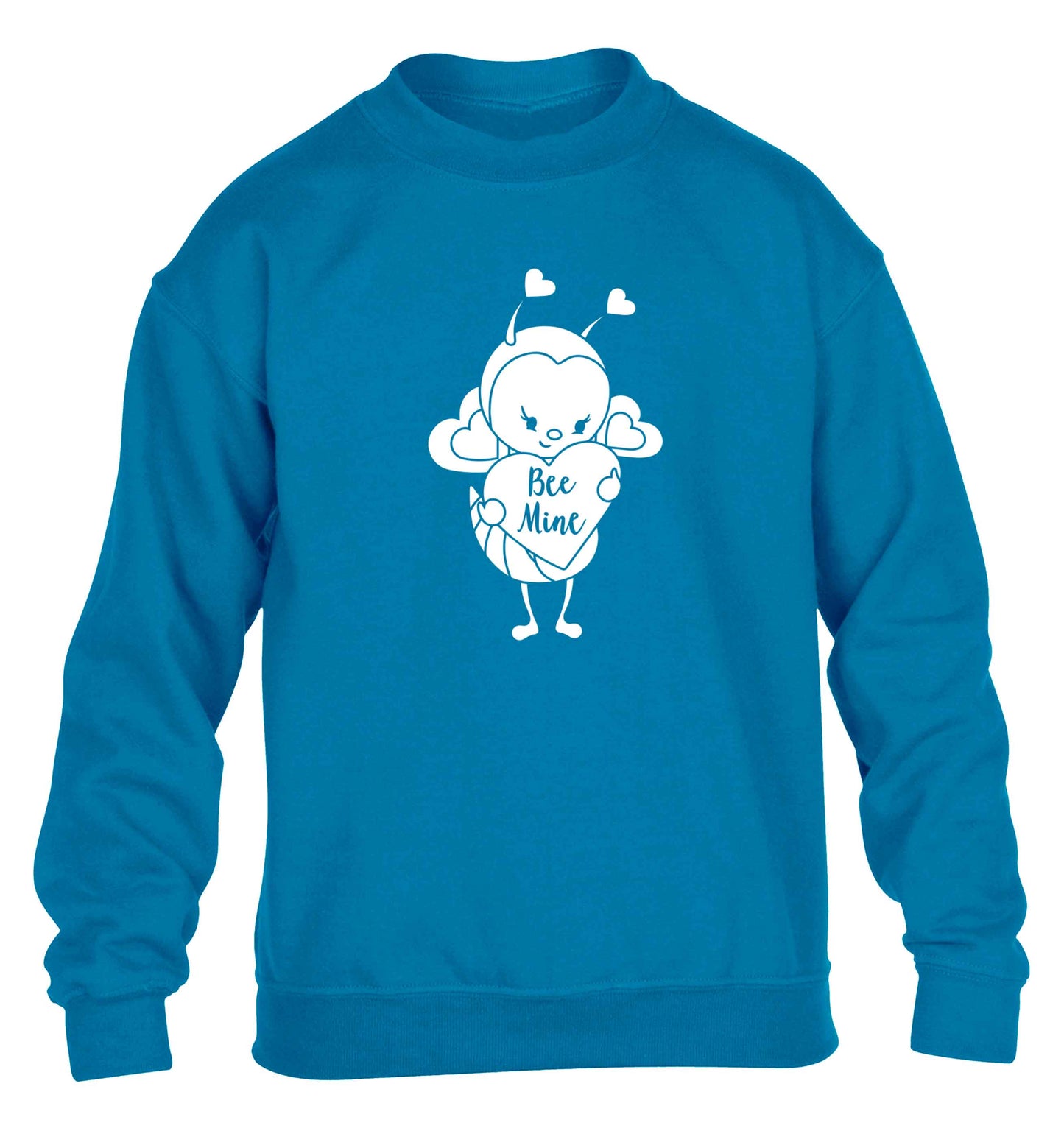 Bee mine children's blue sweater 12-13 Years