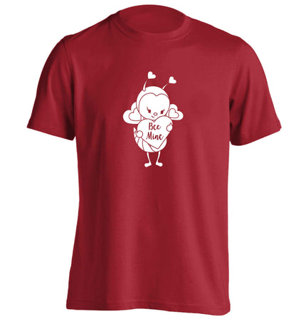 Bee mine adults unisex red Tshirt 2XL