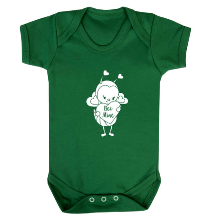 Bee mine baby vest green 18-24 months
