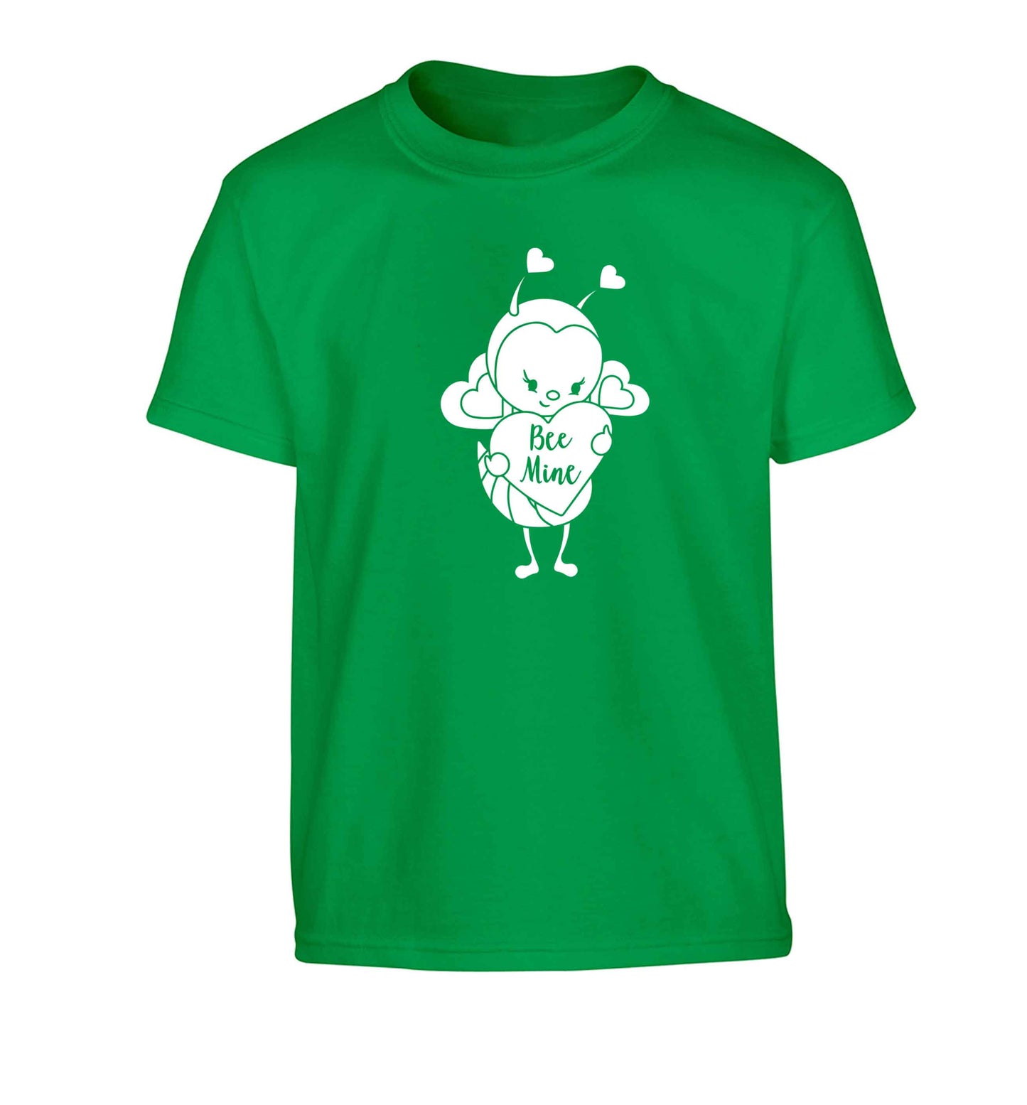 Bee mine Children's green Tshirt 12-13 Years