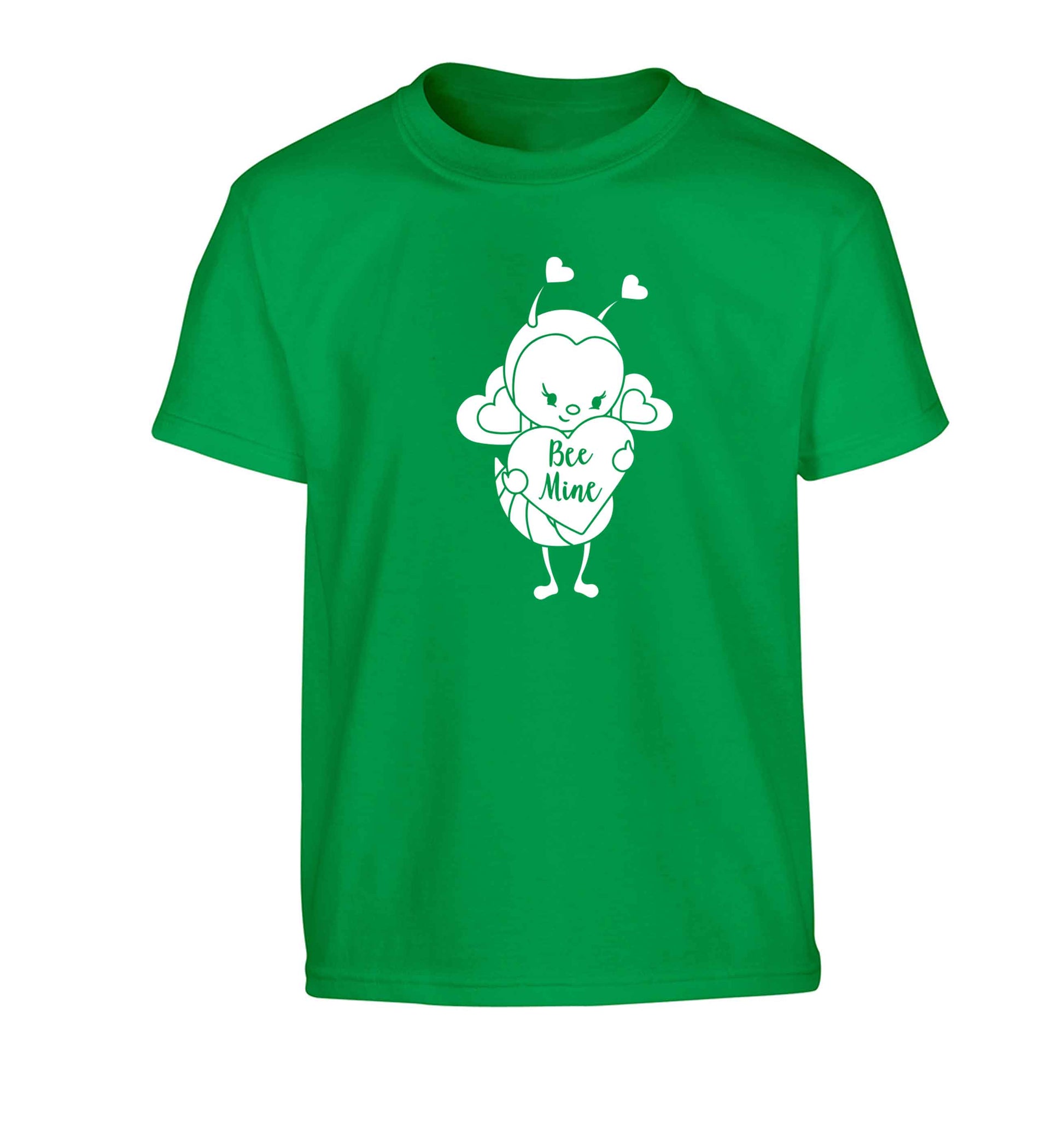 Bee mine Children's green Tshirt 12-13 Years