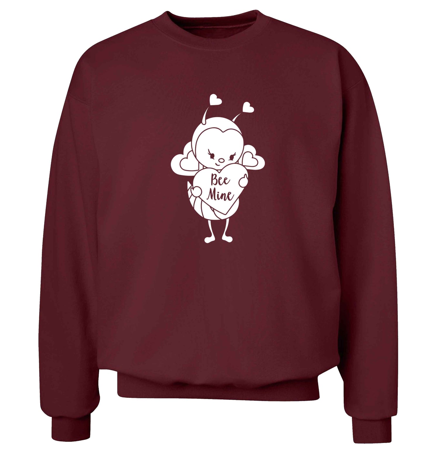 Bee mine adult's unisex maroon sweater 2XL
