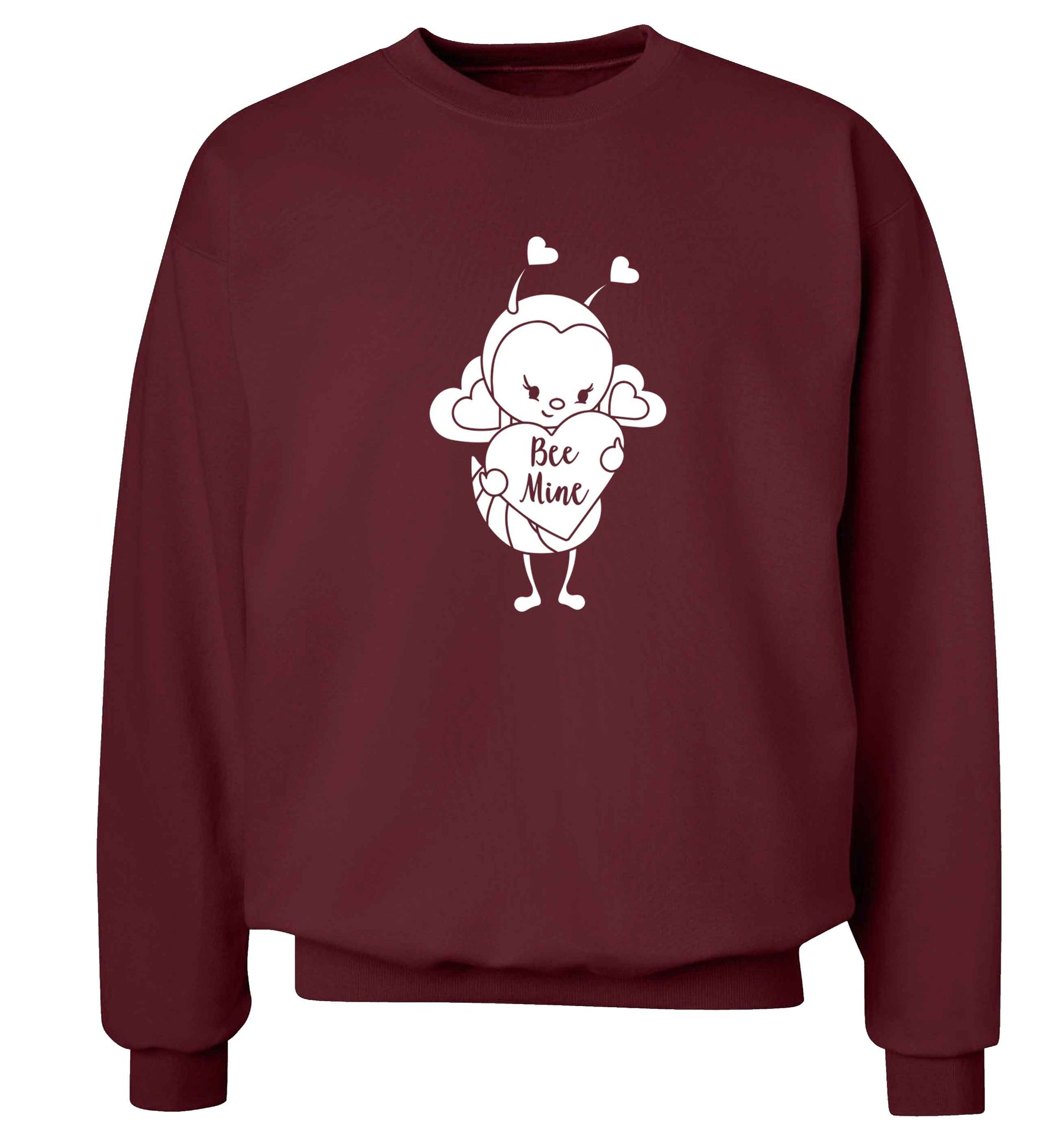 Bee mine adult's unisex maroon sweater 2XL