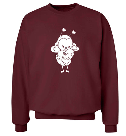 Bee mine adult's unisex maroon sweater 2XL