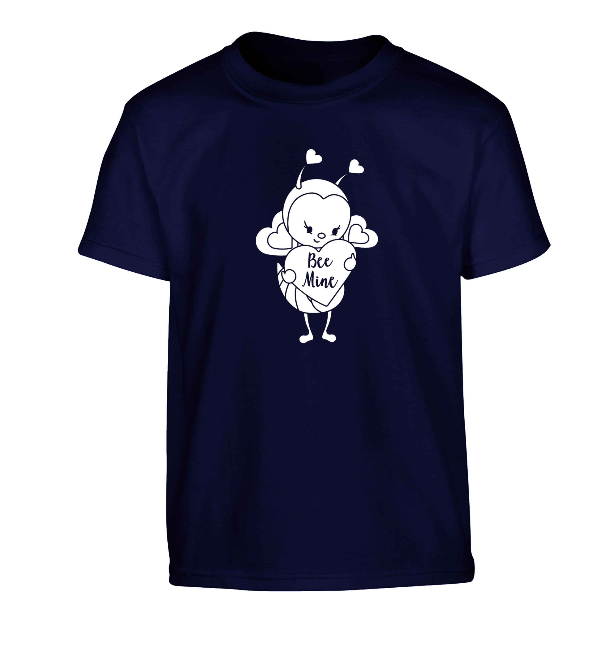 Bee mine Children's navy Tshirt 12-13 Years