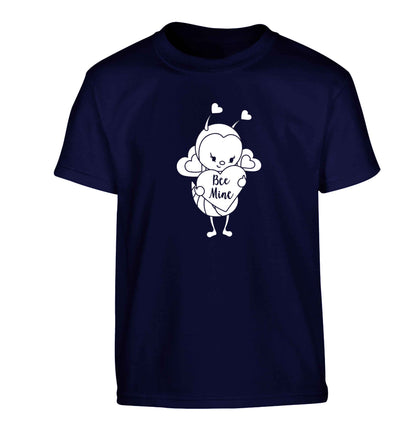 Bee mine Children's navy Tshirt 12-13 Years