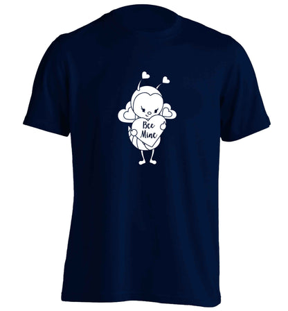 Bee mine adults unisex navy Tshirt 2XL