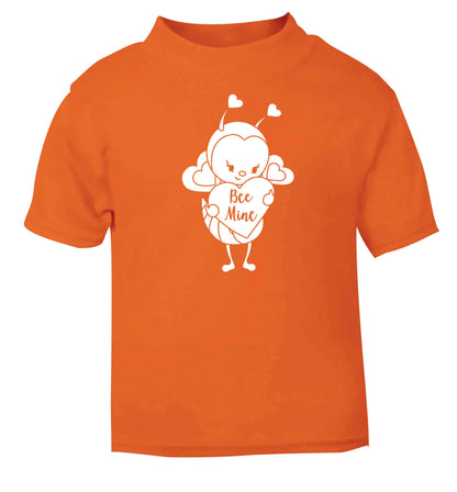 Bee mine orange baby toddler Tshirt 2 Years