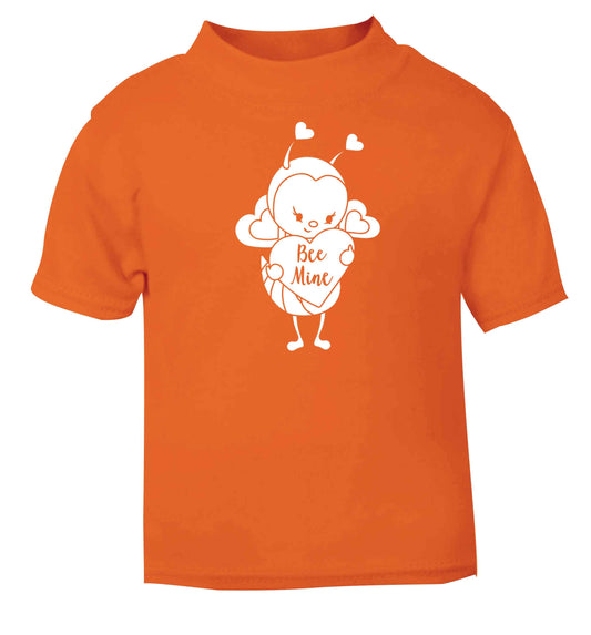 Bee mine orange baby toddler Tshirt 2 Years