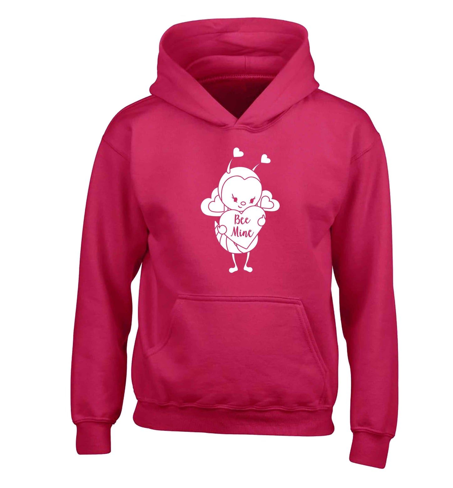 Bee mine children's pink hoodie 12-13 Years