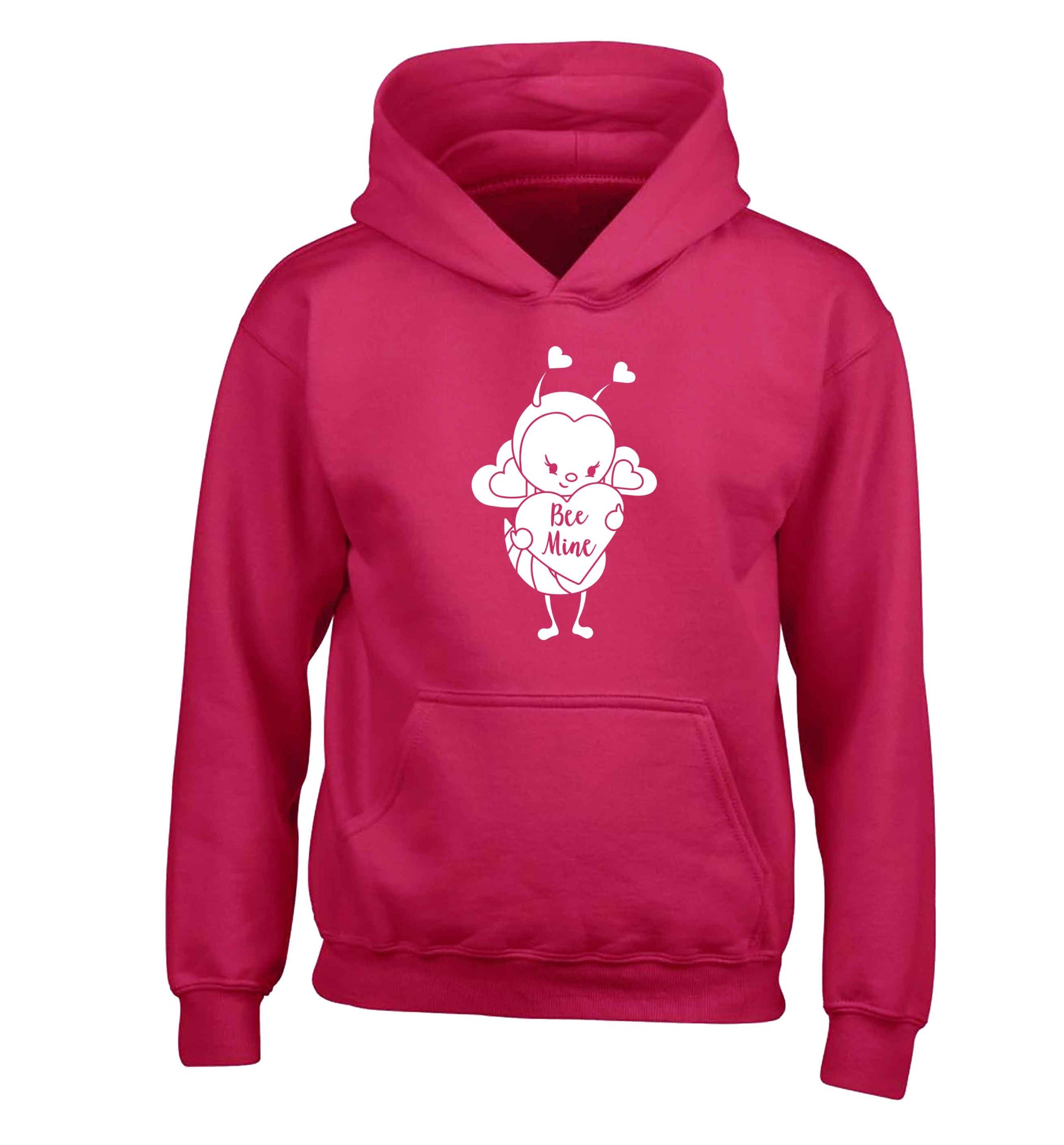 Bee mine children's pink hoodie 12-13 Years