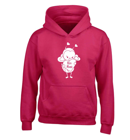 Bee mine children's pink hoodie 12-13 Years