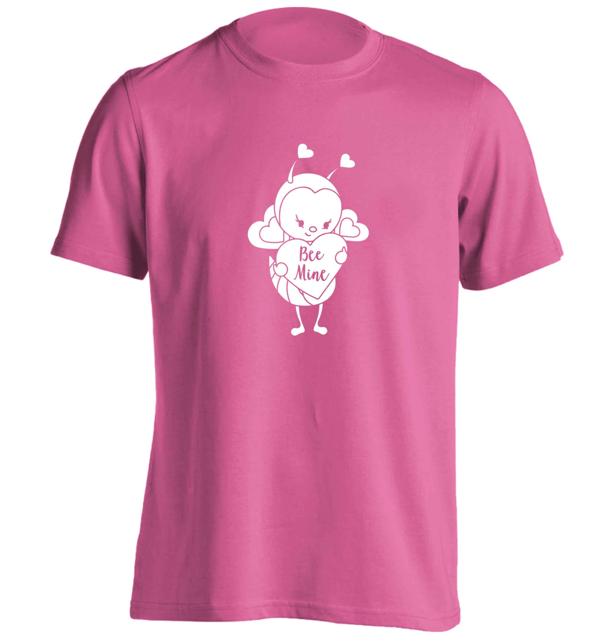 Bee mine adults unisex pink Tshirt 2XL
