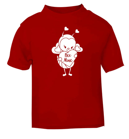 Bee mine red baby toddler Tshirt 2 Years