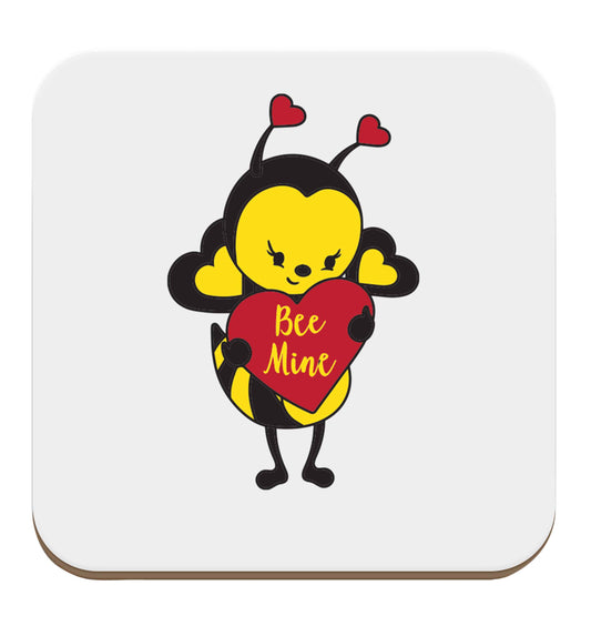 Bee mine set of four coasters