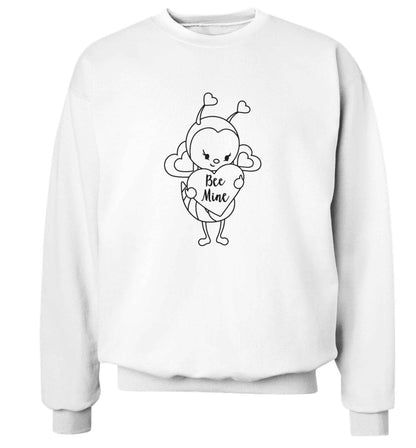 Bee mine adult's unisex white sweater 2XL