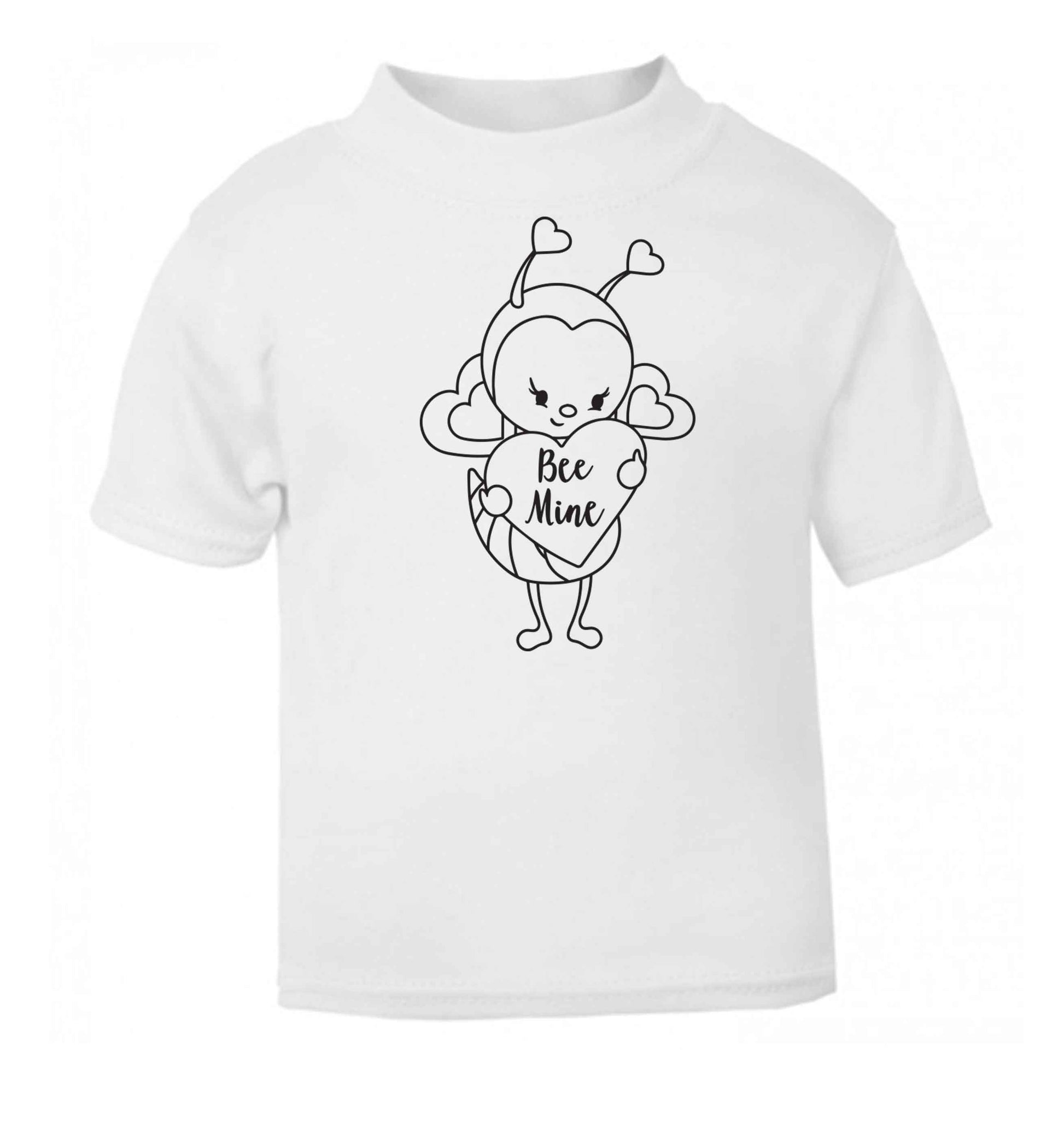 Bee mine white baby toddler Tshirt 2 Years