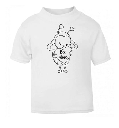 Bee mine white baby toddler Tshirt 2 Years