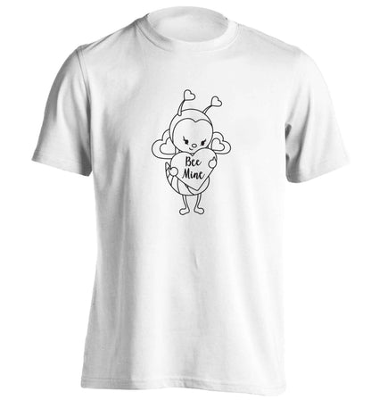 Bee mine adults unisex white Tshirt 2XL