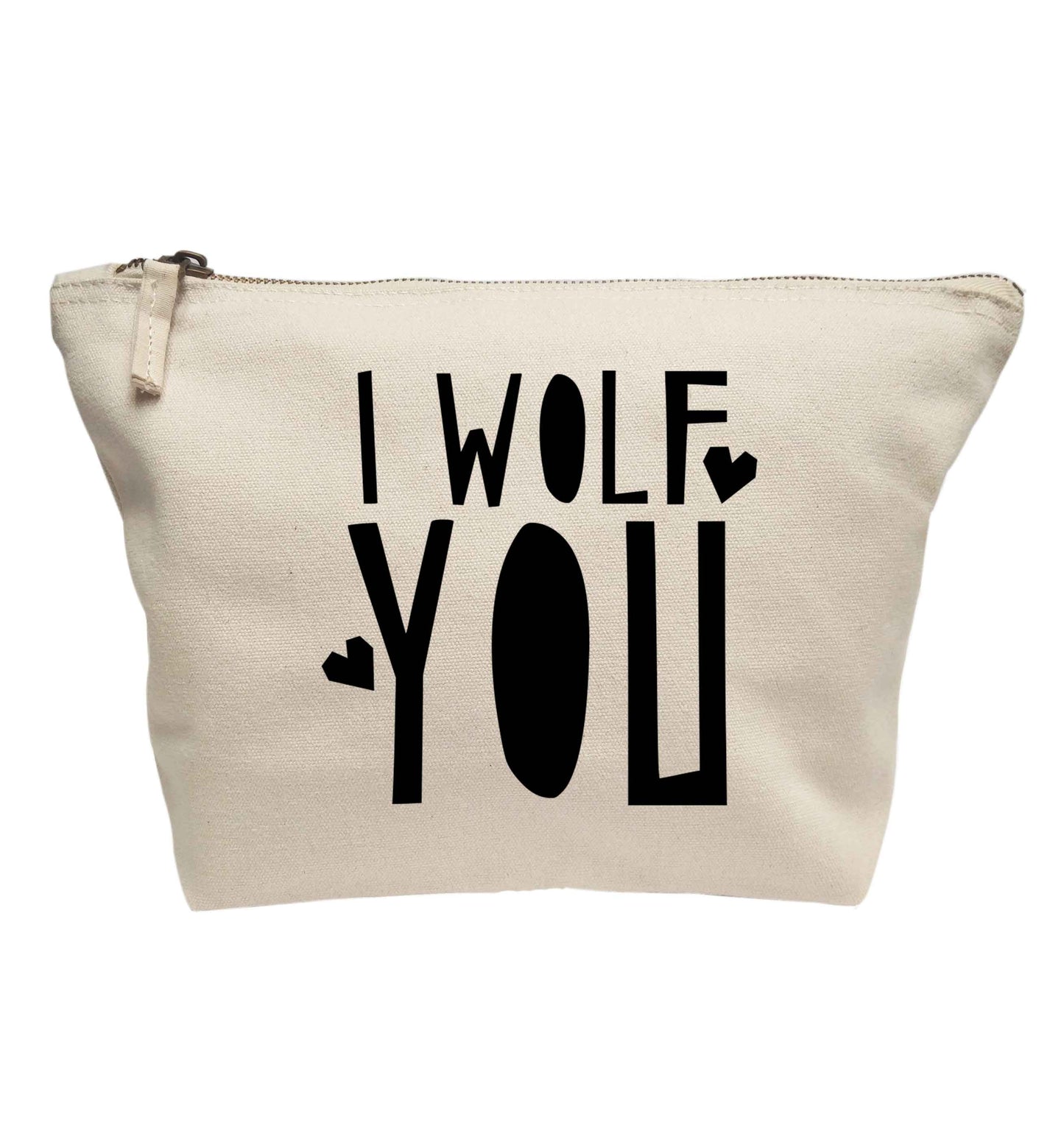 I wolf you | Makeup / wash bag