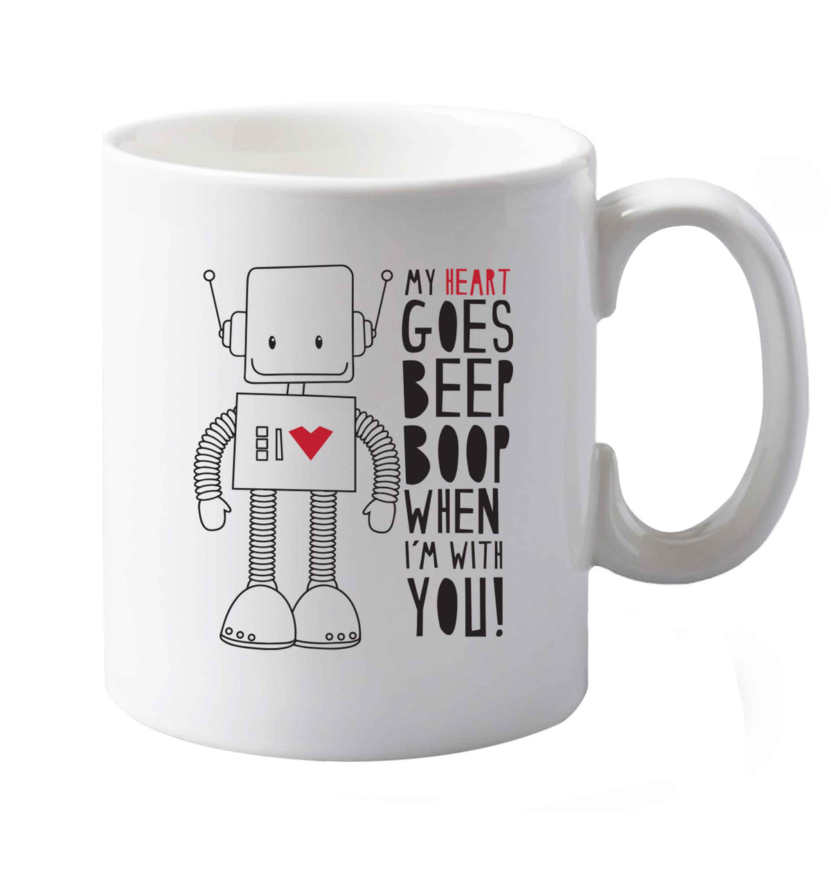 10 oz Favourite Type Pan Pancake ceramic mug both sides