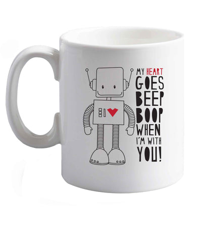 10 oz Favourite Type Pan Pancake ceramic mug right handed