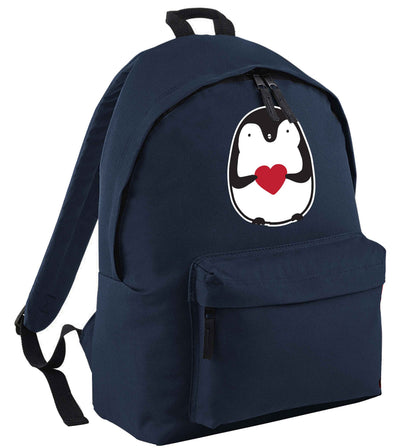 Cute penguin heart | Children's backpack
