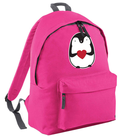 Cute penguin heart | Children's backpack