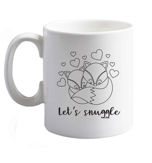 10 oz Favourite Type Pan Pancake ceramic mug right handed