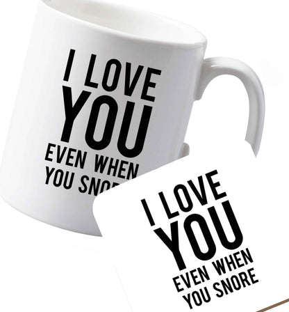 10 oz Ceramic mug and coaster Favourite Type Pan Pancake both sides