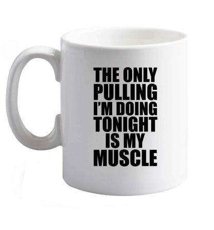 10 oz Favourite Type Pan Pancake ceramic mug right handed
